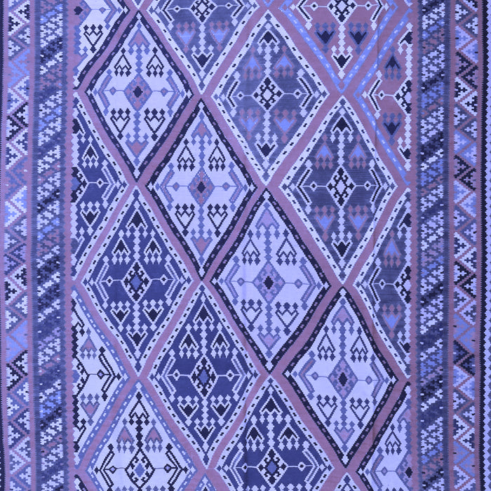 Machine Washable Persian Blue Traditional Rug, wshtr1980blu