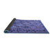Sideview of Persian Blue Traditional Rug, tr1980blu