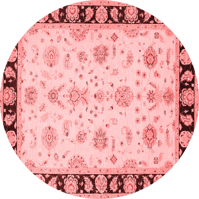 Machine Washable Persian Red Traditional Rug, wshtr1981red