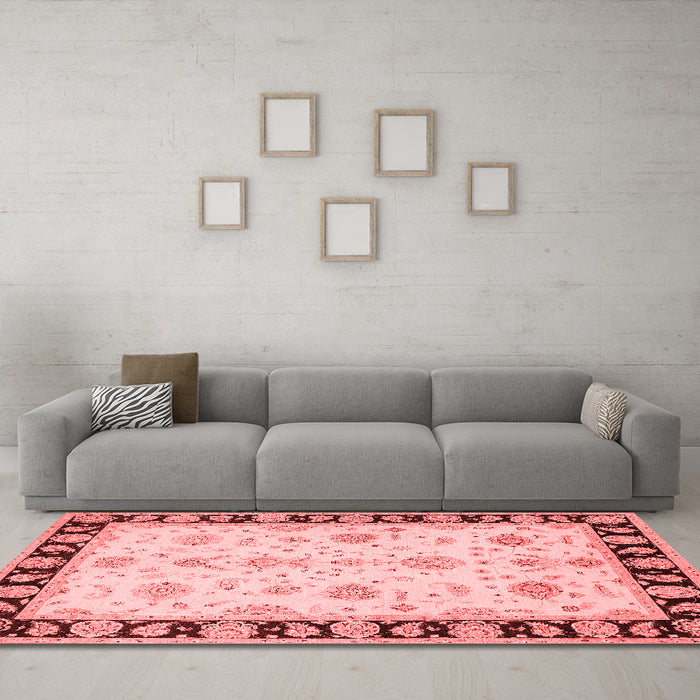 Traditional Red Washable Rugs