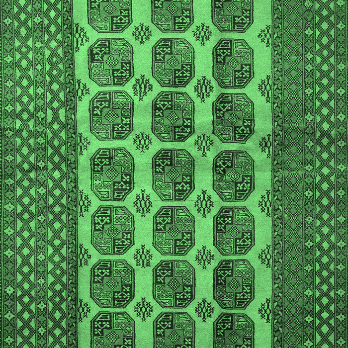 Machine Washable Southwestern Emerald Green Country Area Rugs, wshtr1982emgrn