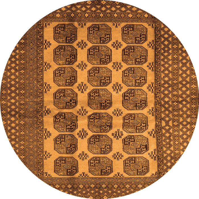 Square Southwestern Orange Country Rug, tr1982org