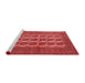 Country Red Washable Rugs