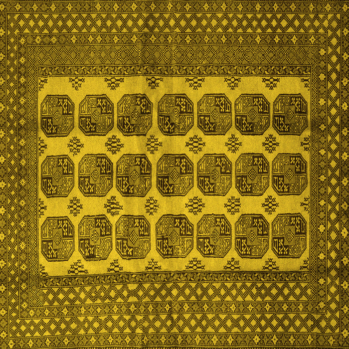 Square Southwestern Yellow Country Rug, tr1982yw