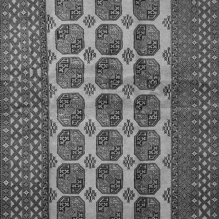 Serging Thickness of Machine Washable Southwestern Gray Country Rug, wshtr1982gry