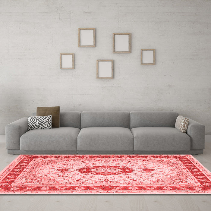 Traditional Red Washable Rugs