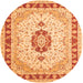 Machine Washable Persian Orange Traditional Area Rugs, wshtr1983org