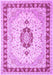 Machine Washable Persian Purple Traditional Area Rugs, wshtr1983pur