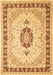 Machine Washable Persian Brown Traditional Rug, wshtr1983brn