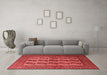 Country Red Washable Rugs