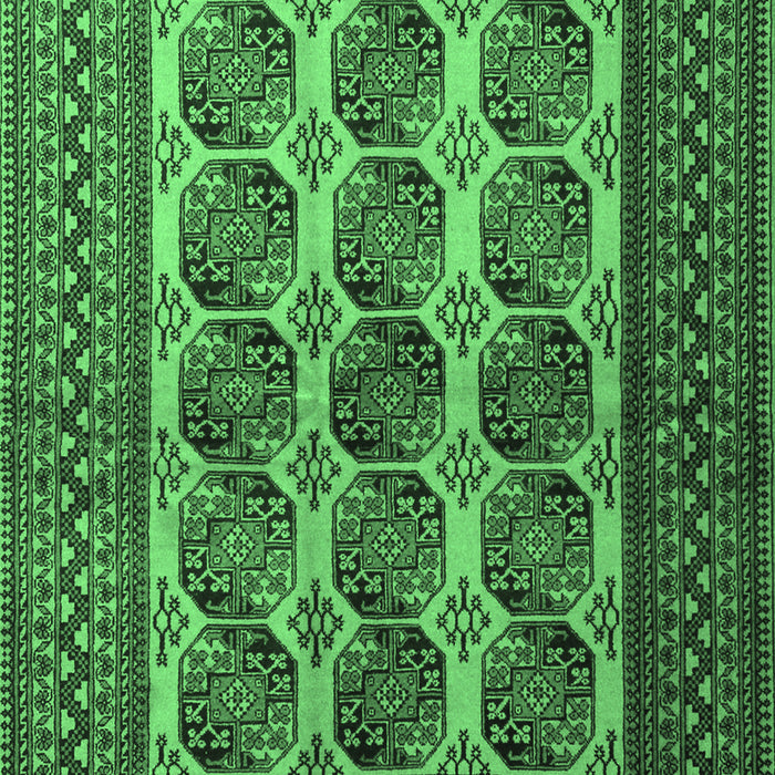 Machine Washable Southwestern Emerald Green Country Area Rugs, wshtr1984emgrn