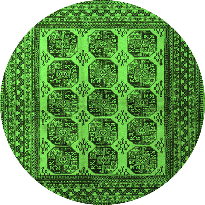 Square Southwestern Green Country Rug, tr1984grn