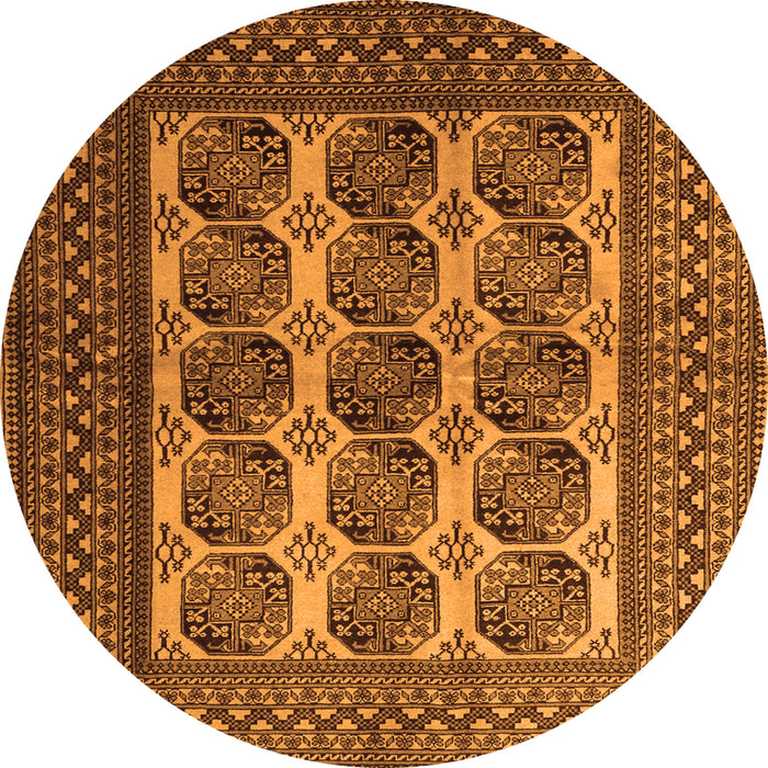 Square Southwestern Orange Country Rug, tr1984org