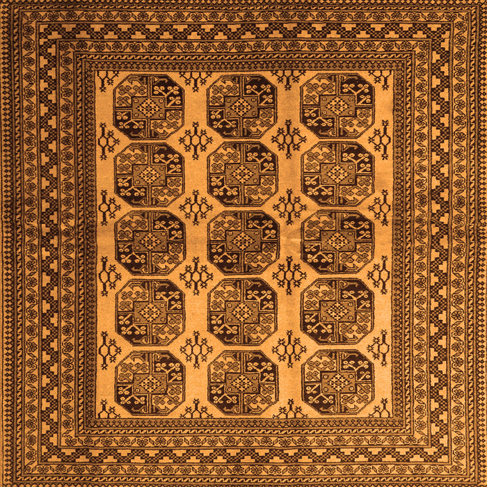 Serging Thickness of Southwestern Orange Country Rug, tr1984org