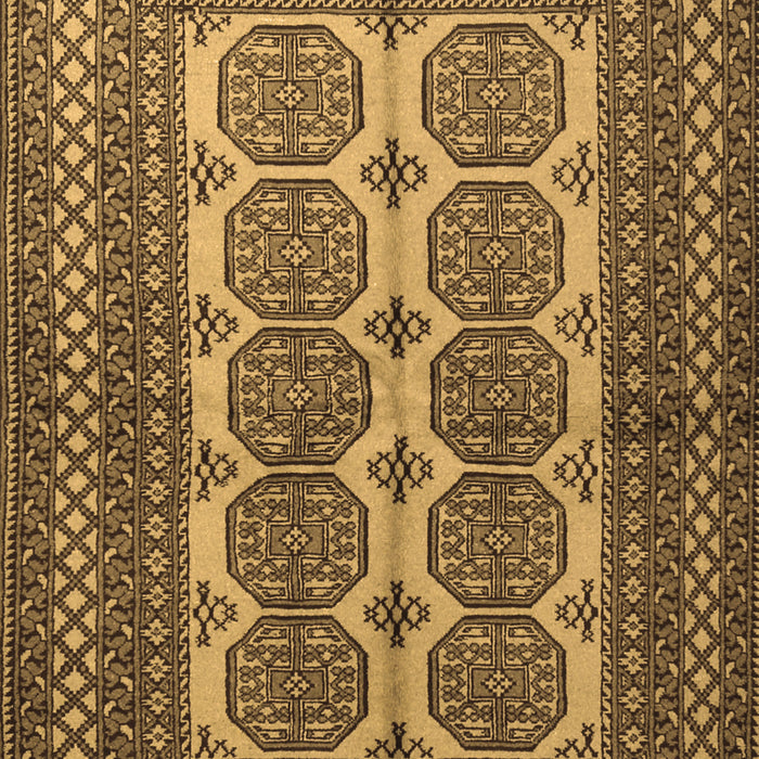 Machine Washable Southwestern Brown Country Rug, wshtr1985brn