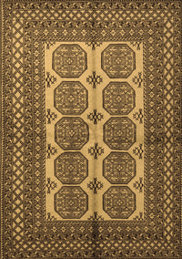 Southwestern Brown Country Rug, tr1985brn