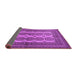 Sideview of Southwestern Purple Country Rug, tr1985pur