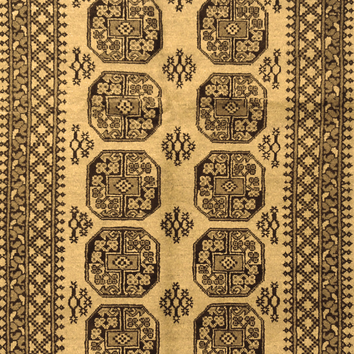 Machine Washable Southwestern Brown Country Rug, wshtr1986brn