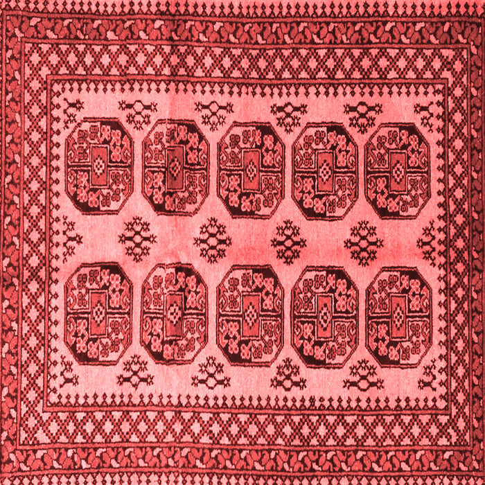 Machine Washable Southwestern Red Country Rug, wshtr1986red