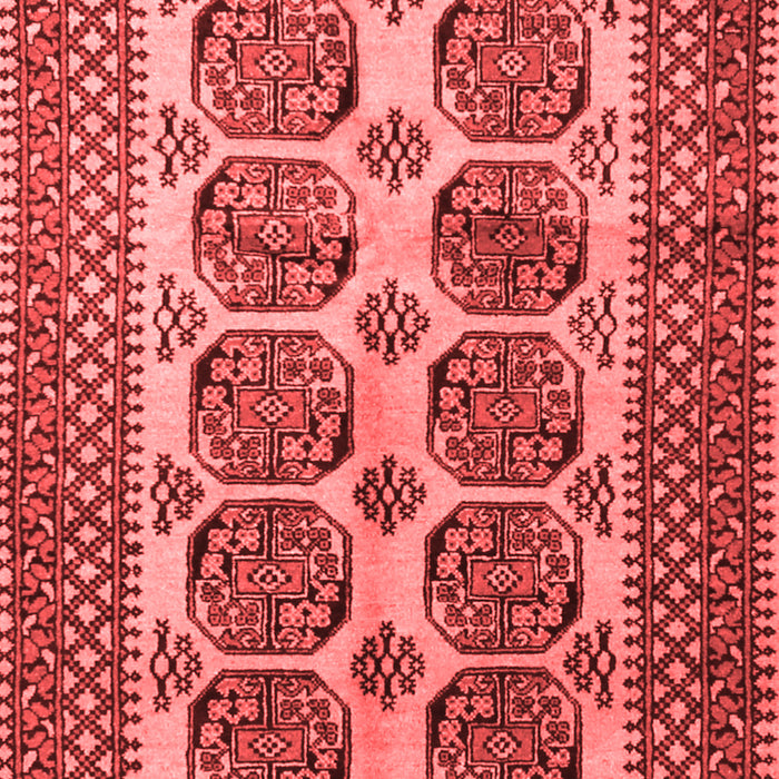 Machine Washable Southwestern Red Country Rug, wshtr1986red