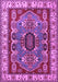 Geometric Purple Traditional Rug, tr1987pur