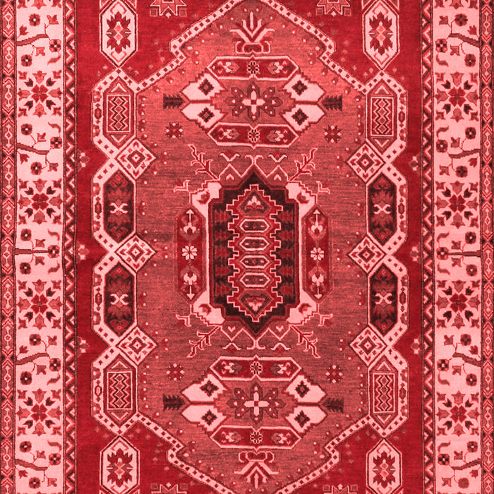 Geometric Red Traditional Area Rugs