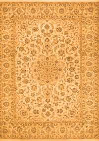 Medallion Orange Traditional Rug, tr1988org