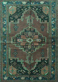 Persian Turquoise Traditional Rug, tr198turq
