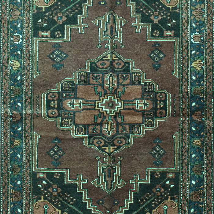 Persian Turquoise Traditional Rug, tr198turq