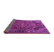 Sideview of Persian Purple Traditional Rug, tr198pur