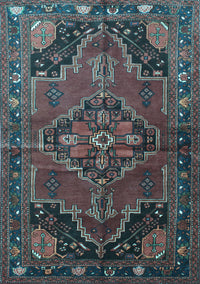 Persian Light Blue Traditional Rug, tr198lblu