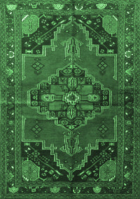 Persian Emerald Green Traditional Rug, tr198emgrn