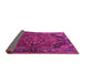 Sideview of Persian Pink Traditional Rug, tr198pnk