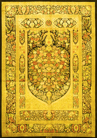 Persian Yellow Traditional Rug, tr1990yw