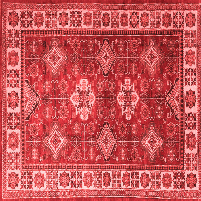 Machine Washable Persian Red Traditional Rug, wshtr1991red