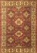 Machine Washable Persian Brown Traditional Rug, wshtr1991brn