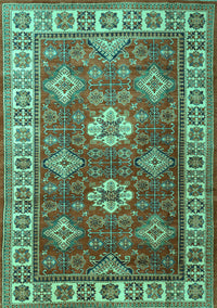 Persian Turquoise Traditional Rug, tr1991turq
