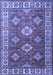 Machine Washable Persian Blue Traditional Rug, wshtr1991blu