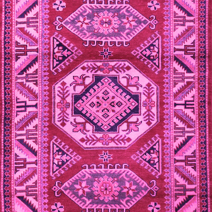Machine Washable Persian Pink Traditional Rug, wshtr1992pnk