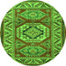 Machine Washable Persian Green Traditional Area Rugs, wshtr1992grn