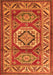 Persian Orange Traditional Rug, tr1992org