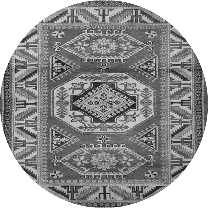 Square Persian Gray Traditional Rug, tr1992gry