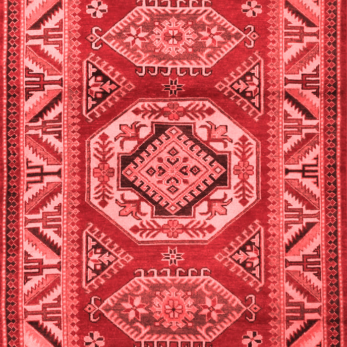 Machine Washable Persian Red Traditional Rug, wshtr1992red