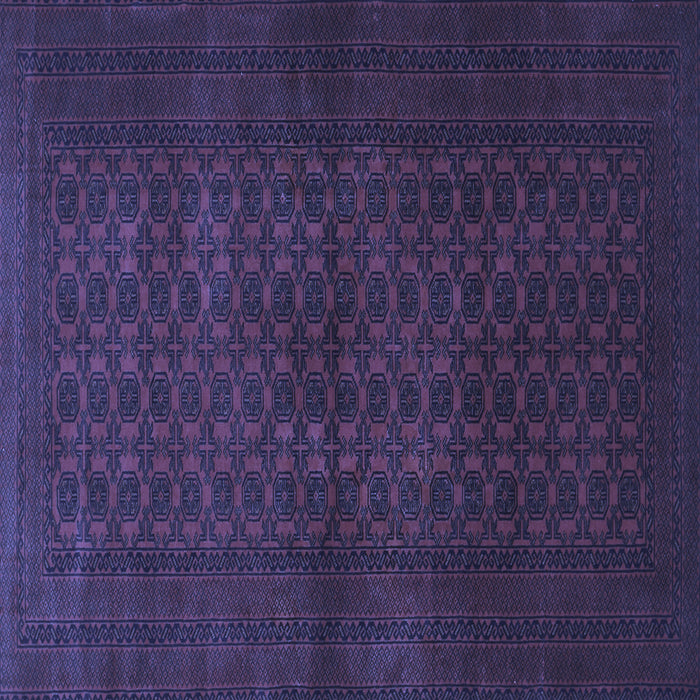 Square Persian Blue Traditional Rug, tr1993blu