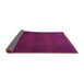 Sideview of Persian Purple Traditional Rug, tr1993pur