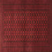 Square Persian Brown Traditional Rug, tr1993brn