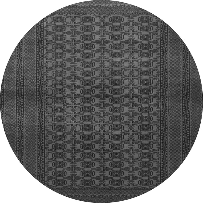 Square Persian Gray Traditional Rug, tr1993gry