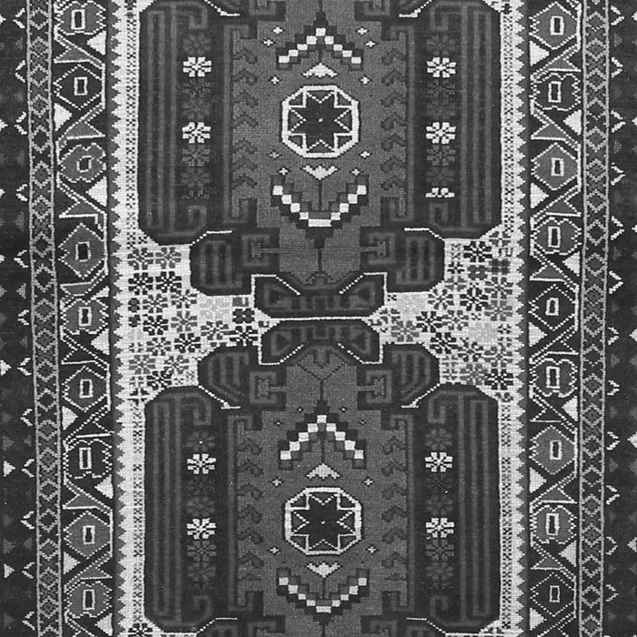 Serging Thickness of Machine Washable Persian Gray Traditional Rug, wshtr1994gry