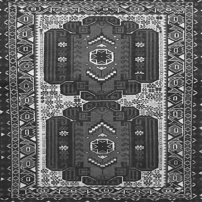 Serging Thickness of Persian Gray Traditional Rug, tr1994gry