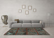 Machine Washable Patchwork Light Blue Transitional Rug in a Living Room, wshtr1995lblu